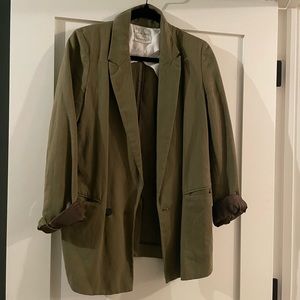 Olive Green Women's Blazer